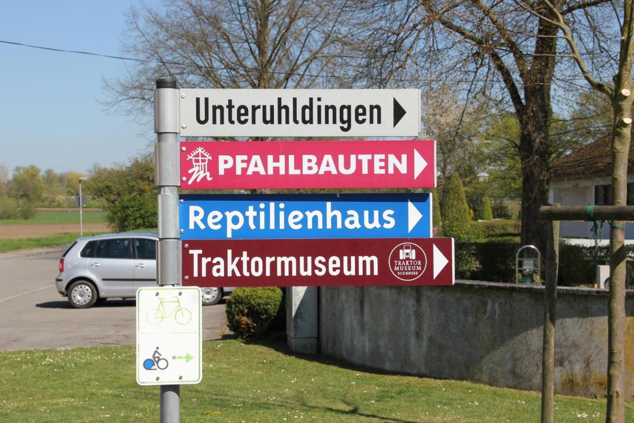 Seehaus Aachblick, Exklusive Appartements Und Ferienwohnungen Uhldingen-Mühlhofen Esterno foto